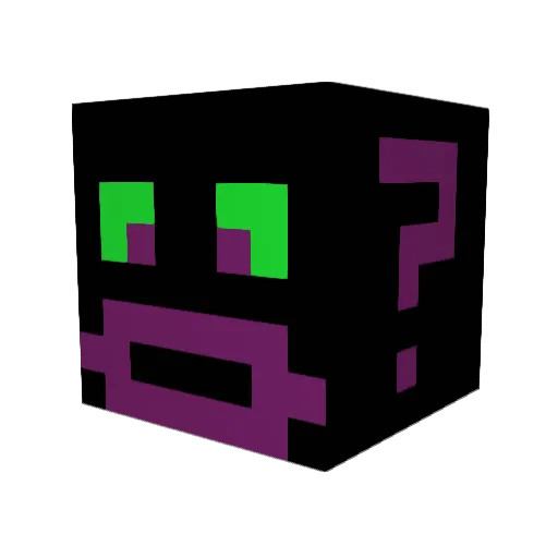 ItsMysteryMan735 Minecraft avatar head, 3D render