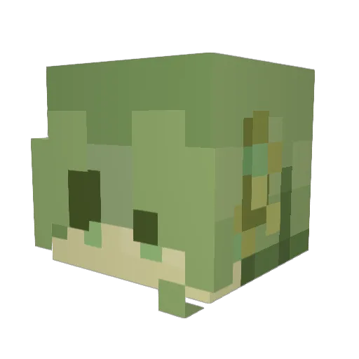 ItsNackel Minecraft avatar head, 3D render