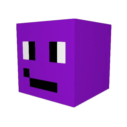 ItsNauj Minecraft avatar head, 3D render