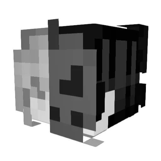 ItsNeverEnough Minecraft avatar head, 3D render