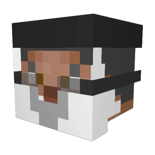 ItsNiko1 Minecraft avatar head, 3D render