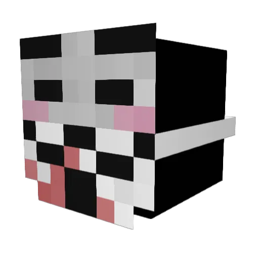ItsNotAbe Minecraft avatar head, 3D render