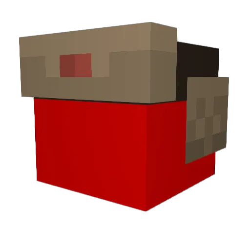 ItsNotPiet Minecraft avatar head, 3D render