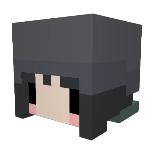 ItsNotShelbee Minecraft avatar head, 3D render