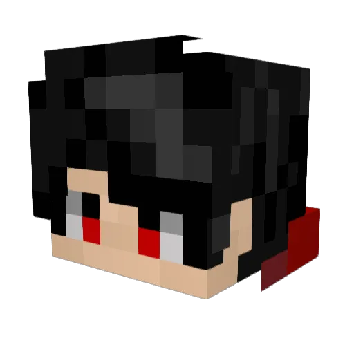 ItsNxnthxn Minecraft avatar head, 3D render