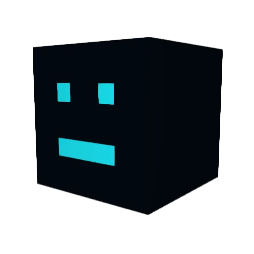 ItsOcean Minecraft avatar head, 3D render