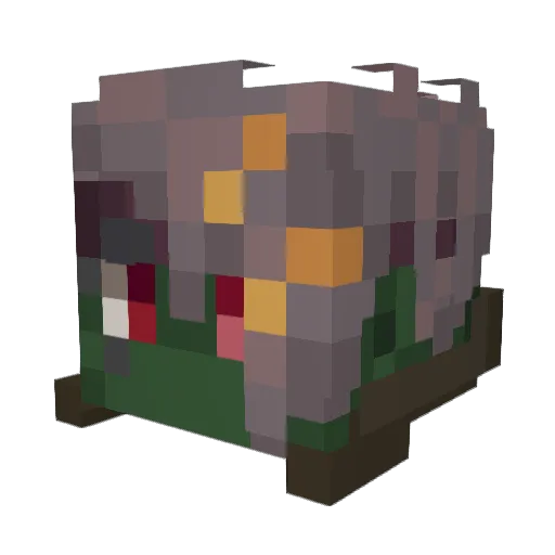 ItsOneLife Minecraft avatar head, 3D render