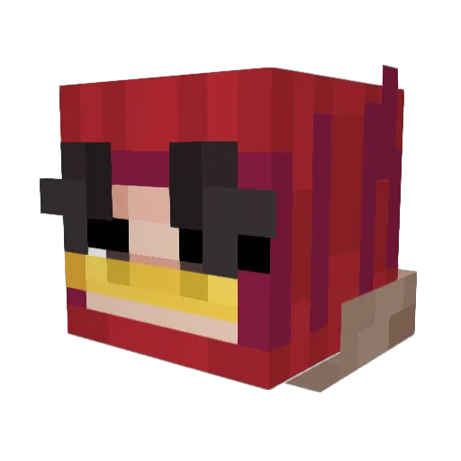 ItsOntix Minecraft avatar head, 3D render