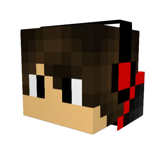 ItsOtis Minecraft avatar head, 3D render