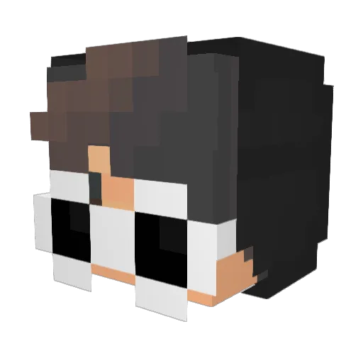 ItsPanther Minecraft avatar head, 3D render