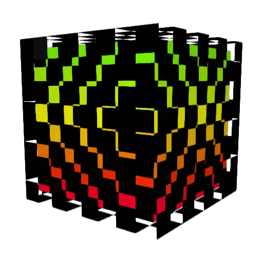 ItsParallax Minecraft avatar head, 3D render