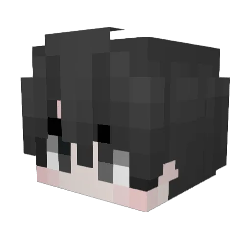 ItsParx Minecraft avatar head, 3D render
