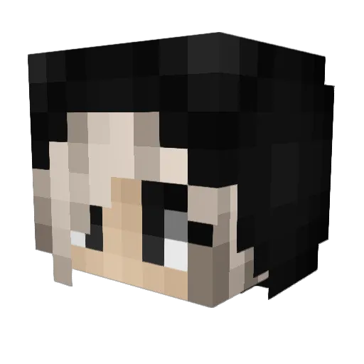 ItsPattyD Minecraft avatar head, 3D render