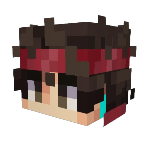 ItsPhoenix284 Minecraft avatar head, 3D render