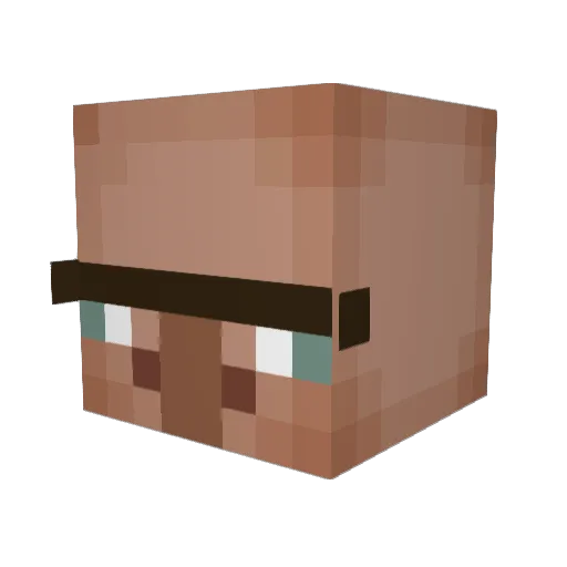ItsQuad Minecraft avatar head, 3D render