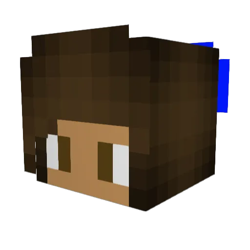 ItsRachel2004 Minecraft avatar head, 3D render
