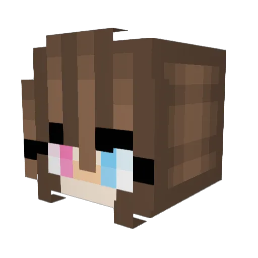 ItsRaih15 Minecraft avatar head, 3D render