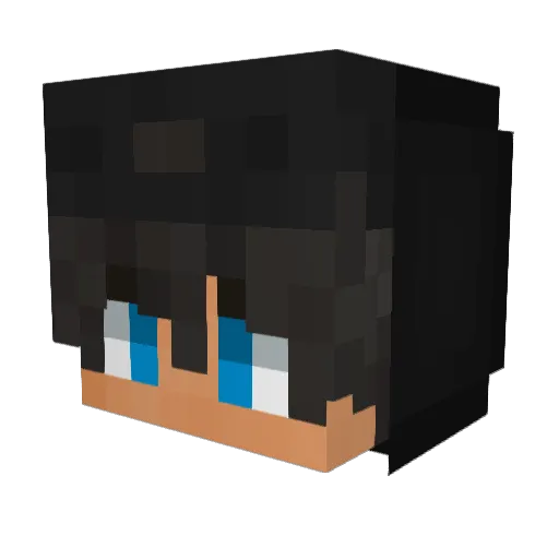 ItsRazorIG Minecraft avatar head, 3D render