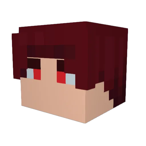 ItsRealRag Minecraft avatar head, 3D render