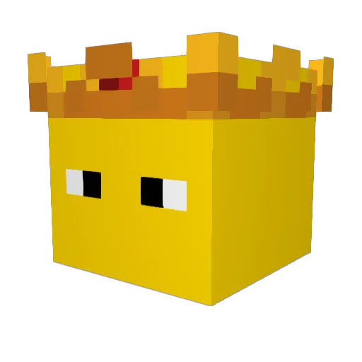 ItsRelixx Minecraft avatar head, 3D render