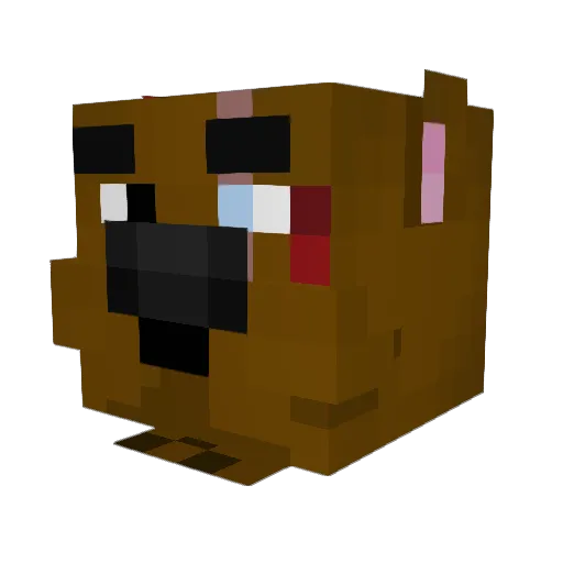 ItsRemRem Minecraft avatar head, 3D render