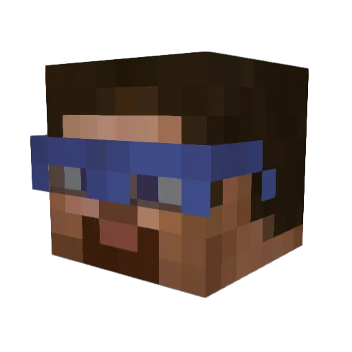 ItsRetox Minecraft avatar head, 3D render