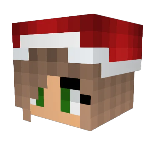 ItsRiPE Minecraft avatar head, 3D render