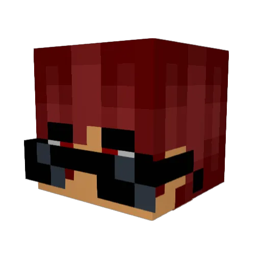 Minecraft-Avatar von ItsRivian: Kopf als 3D-Render