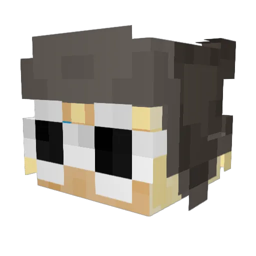 ItsRossil Minecraft avatar head, 3D render