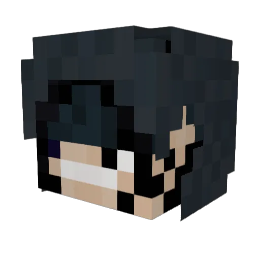 ItsSaintOpal Minecraft avatar head, 3D render