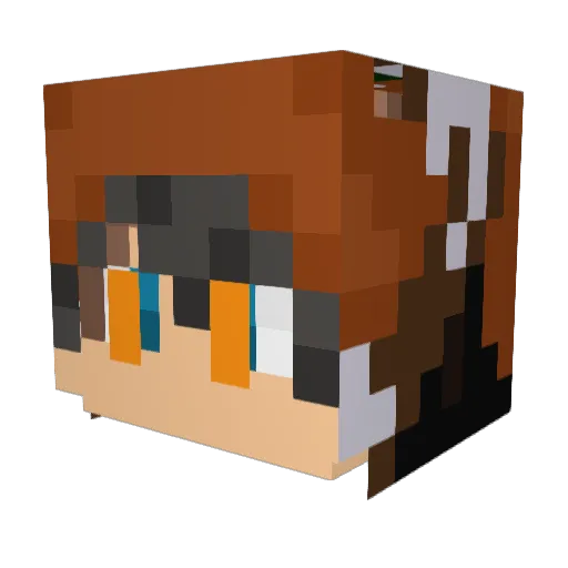 ItsSchxko_ Minecraft avatar head, 3D render