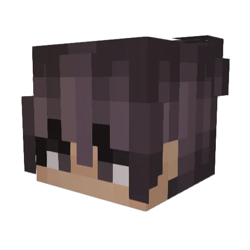 ItsScubzz Minecraft avatar head, 3D render
