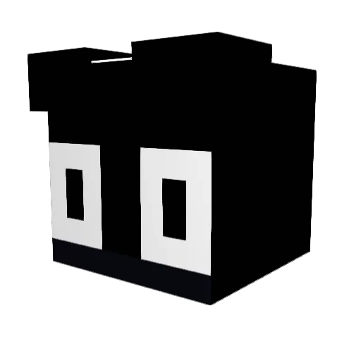 ItsShahar Minecraft avatar head, 3D render