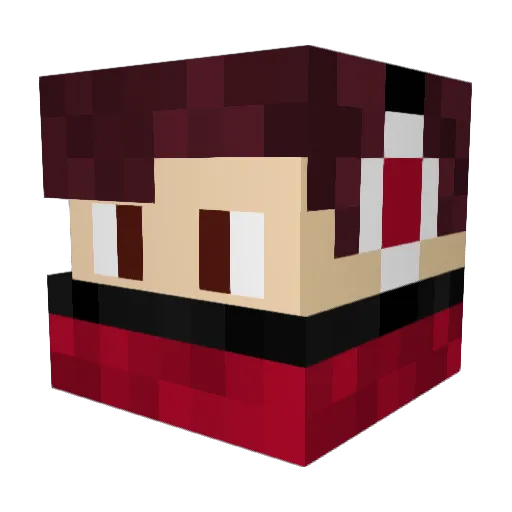 ItsSharpen Minecraft avatar head, 3D render