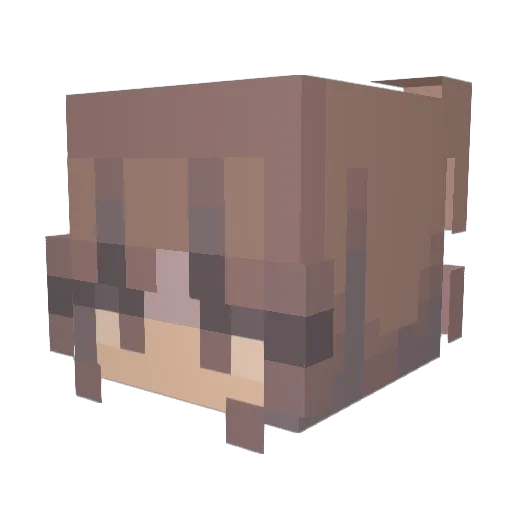 ItsShrek_ Minecraft avatar head, 3D render