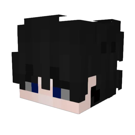 ItsShyne Minecraft avatar head, 3D render