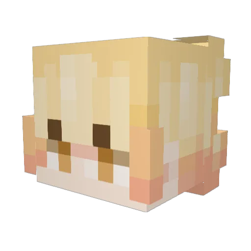 ItsSidnei14 Minecraft avatar head, 3D render