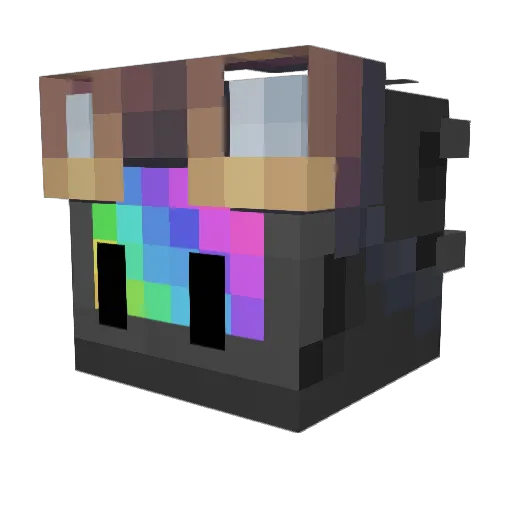 ItsSkyBtw Minecraft avatar head, 3D render
