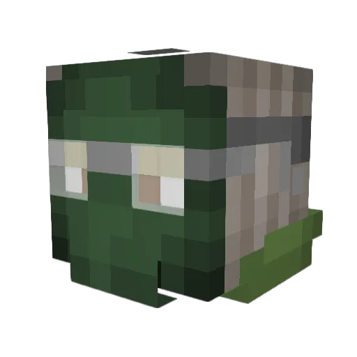 ItsSmog8618 Minecraft avatar head, 3D render