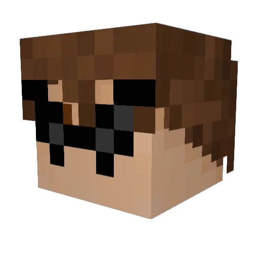 ItsSnowi3 Minecraft avatar head, 3D render