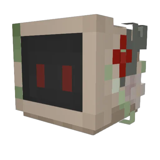 ItsSoloidk Minecraft avatar head, 3D render