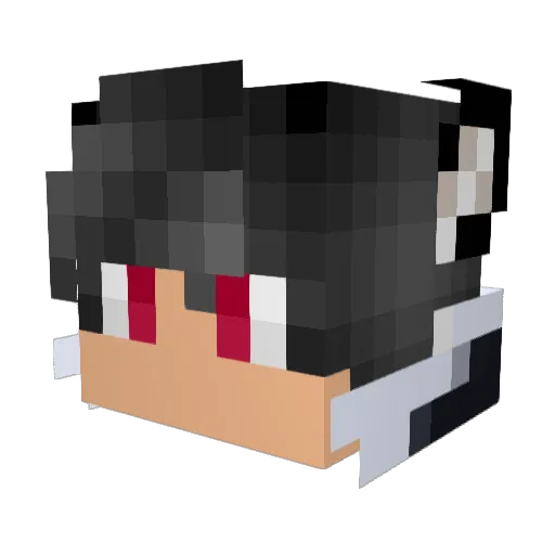 ItsSora012 Minecraft avatar head, 3D render