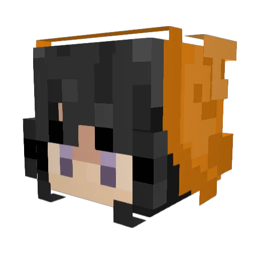 ItsSquizzy Minecraft avatar head, 3D render