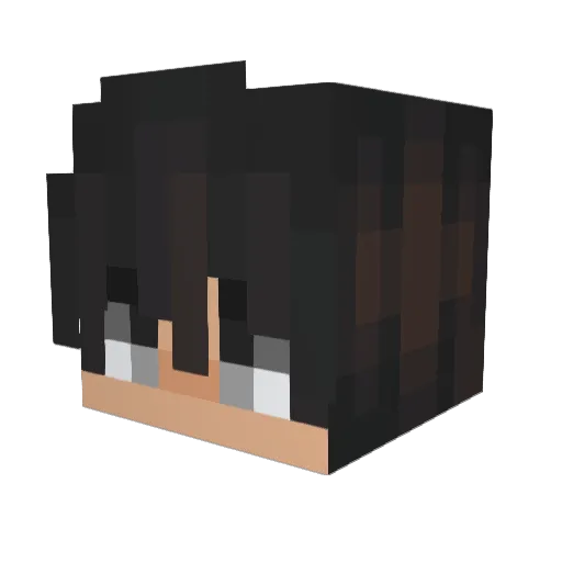 ItsStorm0001 Minecraft avatar head, 3D render