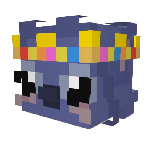 ItsSttch Minecraft avatar head, 3D render
