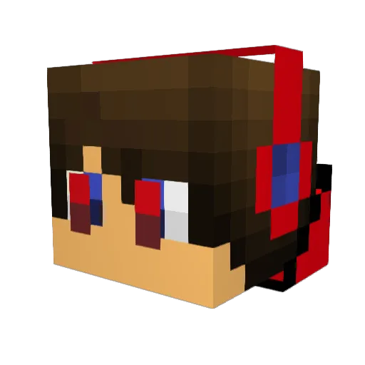 ItsSwoozy Minecraft avatar head, 3D render