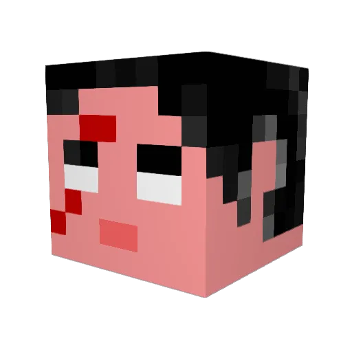 ItsTYLER_0 Minecraft avatar head, 3D render