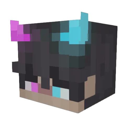 ItsTable Minecraft avatar head, 3D render