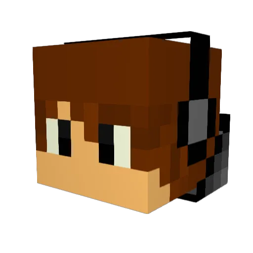 ItsTheBeasTz Minecraft avatar head, 3D render