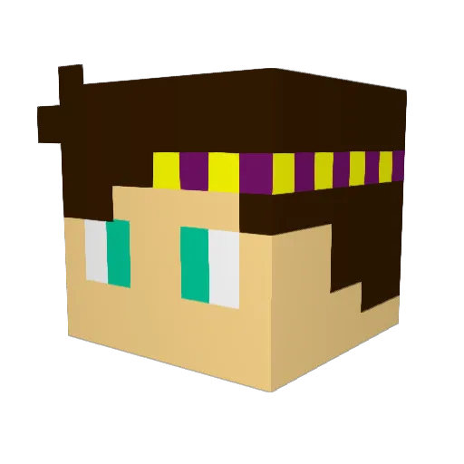 ItsTheBoy Minecraft avatar head, 3D render